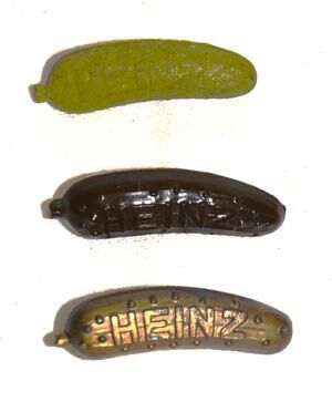 Vintage Heinz Pickle Pins – Set of 3 – Advertising Collectible